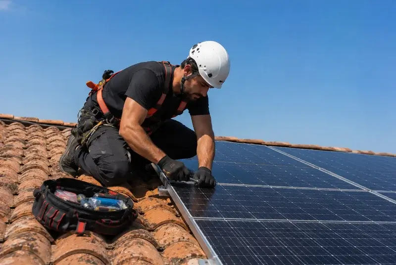 Maintenance et monitoring de panneaux solaires à Clermont